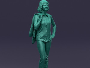 flowers pants woman 0403 3d print ready 3D Print Model