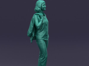 flowers pants woman 0403 3d print ready 3D Print Model