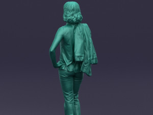 flowers pants woman 0403 3d print ready 3D Print Model