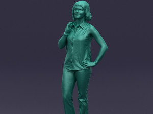 flowers pants woman 0403 3d print ready 3D Print Model
