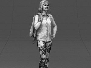 flowers pants woman 0403 3d print ready 3D Print Model