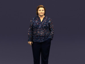 dark woman 0402 Modelo 3D
