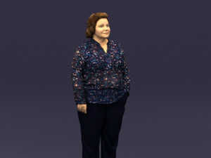 dark woman 0402 Model 3D