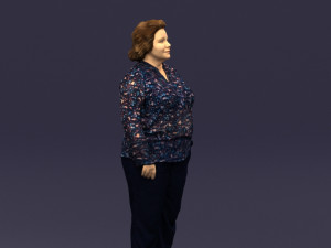 dark woman 0402 Model 3D