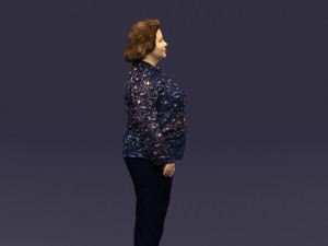 dark woman 0402 Model 3D