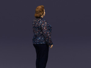 dark woman 0402 Model 3D