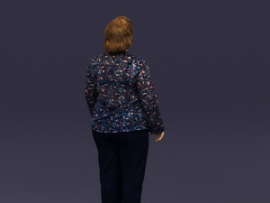dark woman 0402 Model 3D