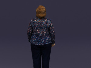 dark woman 0402 Model 3D