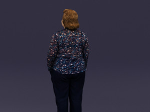 dark woman 0402 Model 3D