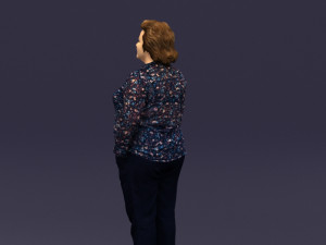 dark woman 0402 Model 3D