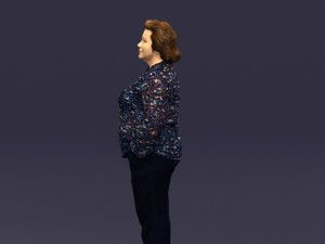 dark woman 0402 Model 3D