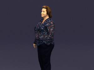 dark woman 0402 Model 3D