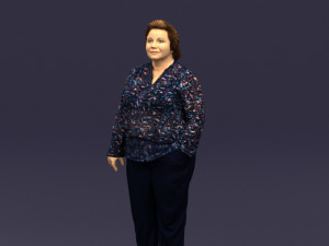 dark woman 0402 Model 3D