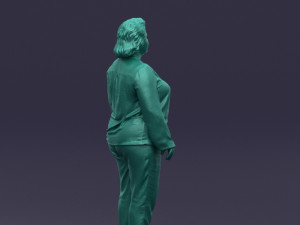 dark woman 0402 Model 3D