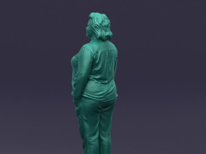 dark woman 0402 Model 3D