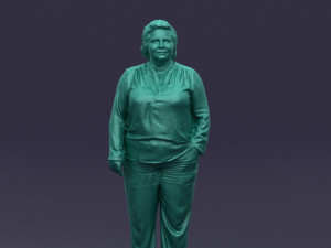 dark woman 0402 Model 3D