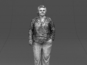 dark woman 0402 Model 3D