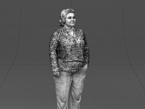 dark woman 0402 Model 3D
