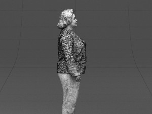 dark woman 0402 Model 3D