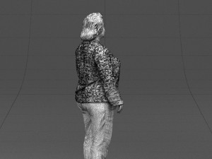 dark woman 0402 Model 3D