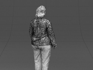 dark woman 0402 Model 3D