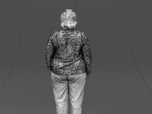 dark woman 0402 Model 3D