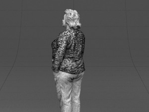 dark woman 0402 Model 3D