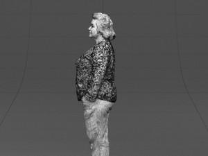 dark woman 0402 Model 3D