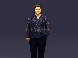 mujer oscura 0402 lista para imprimir en 3d Modelo de impresión 3D