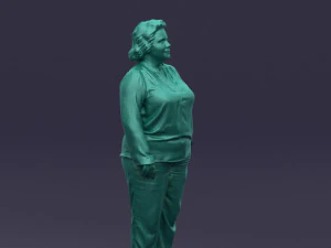 dark woman 0402 3d print ready 3D Print Model