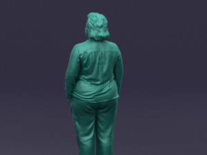 dark woman 0402 3d print ready 3D printmodel