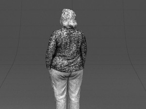 dark woman 0402 3d print ready 3D printmodel