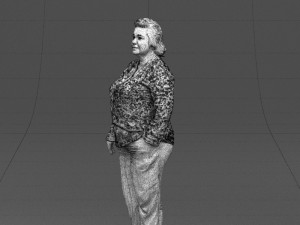 dark woman 0402 3d print ready 3D printmodel