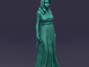 long dress woman 0397 Modelo 3D