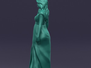 long dress woman 0397 Modelo 3D