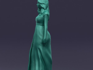 long dress woman 0397 Modelo 3D
