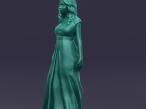 long dress woman 0397 Modelo 3D