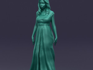 long dress woman 0397 Modelo 3D