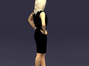 hands on hips woman 0396 3d print ready 3D Print Model