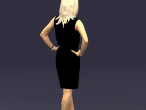 hands on hips woman 0396 3d print ready 3D Print Model