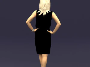 hands on hips woman 0396 3d print ready 3D Print Model