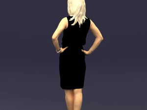 hands on hips woman 0396 3d print ready 3D Print Model