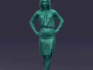 hands on hips woman 0396 3d print ready 3D Print Model