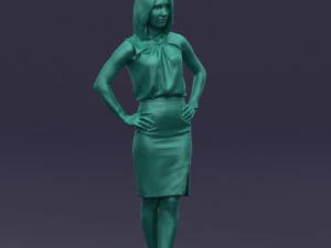 hands on hips woman 0396 3d print ready 3D Print Model