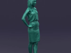 hands on hips woman 0396 3d print ready 3D Print Model