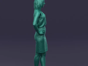 hands on hips woman 0396 3d print ready 3D Print Model