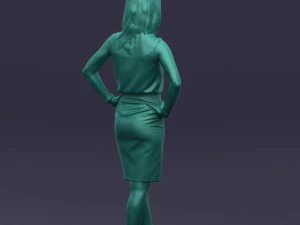 hands on hips woman 0396 3d print ready 3D Print Model