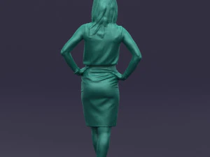 hands on hips woman 0396 3d print ready 3D Print Model