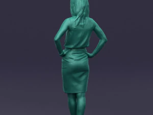 hands on hips woman 0396 3d print ready 3D Print Model