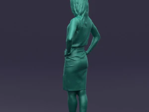 hands on hips woman 0396 3d print ready 3D Print Model